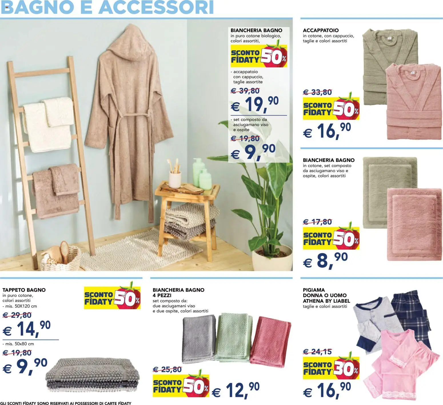 Volantino Esselunga S del 12.03.2026 | Pagina: 14 | Prodotti: Accappatoio, Asciugamano, Bagno, Tappeto