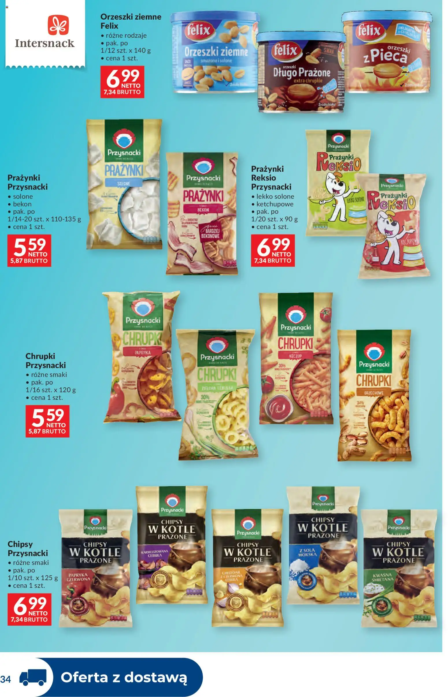 Makro gazetka - Dystrybucja do sklepów od 12.05.2026 | Strona: 34 | Produkty: Papryka, Orzeszki ziemne, Śmietana, Keczup