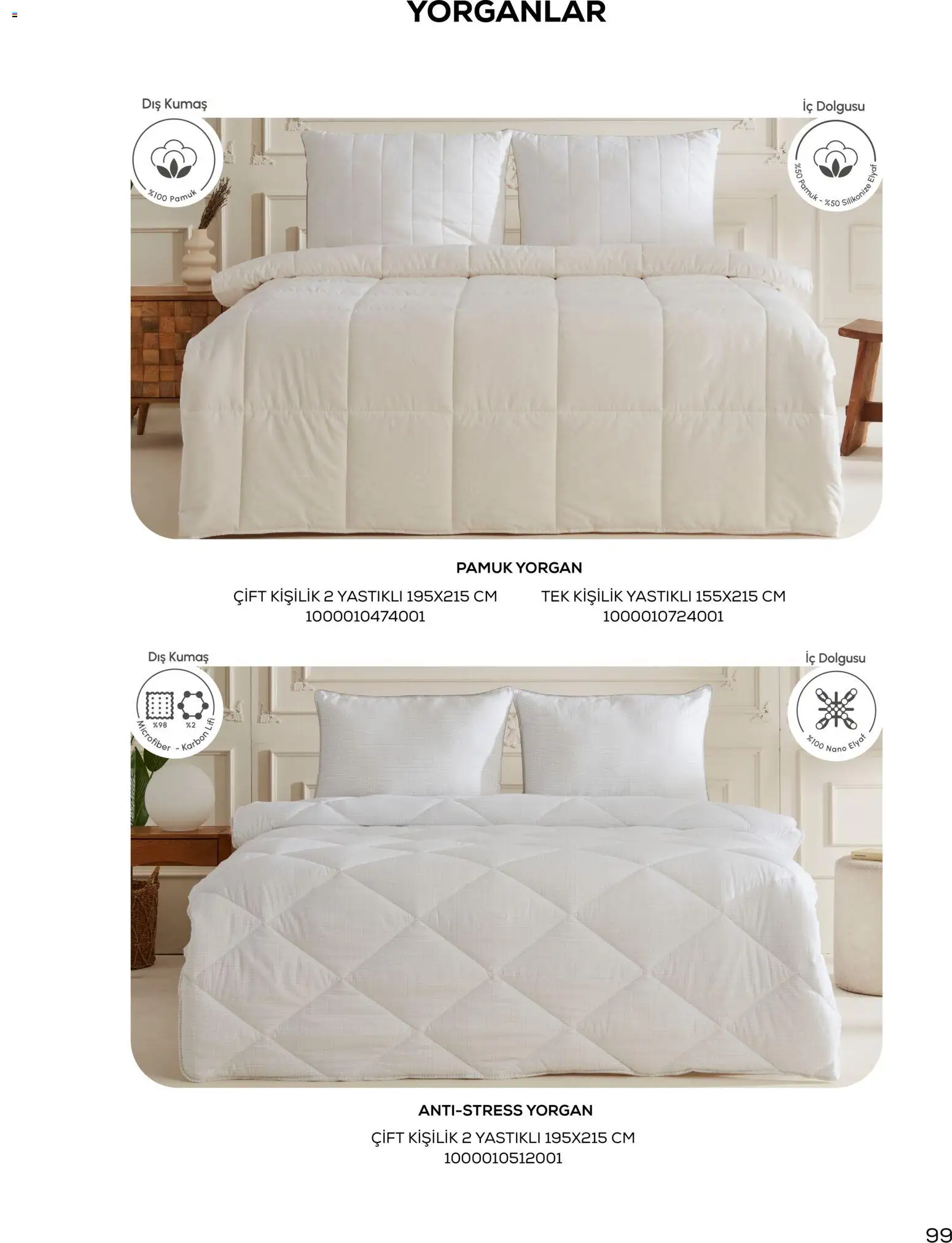 Karaca Home Katalog - 01.03.2026 tarihinden itibaren geçerlidir | Sayfa: 99 | Ürünler: Yorgan