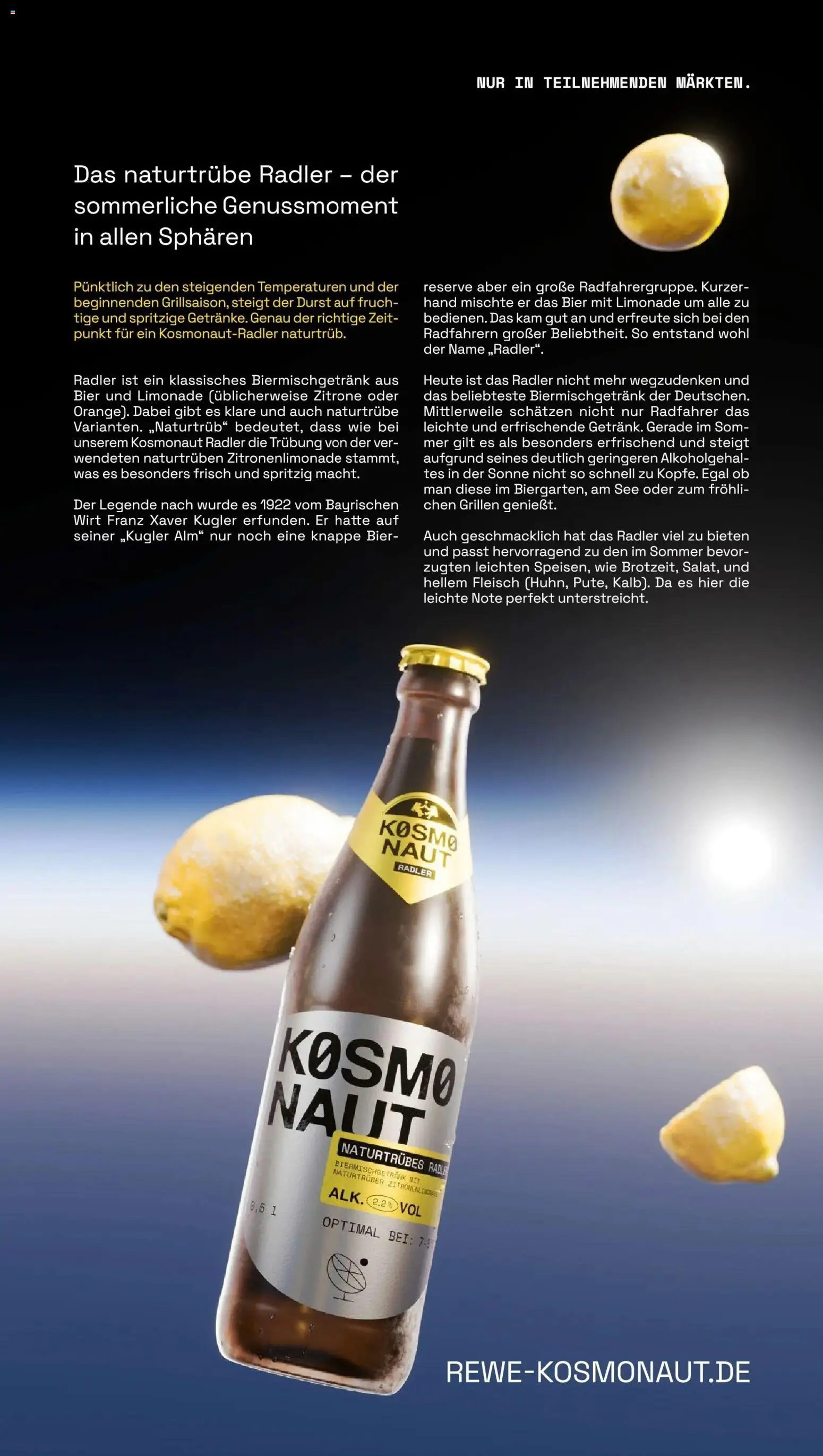 Rewe Prospekt Hohen Neuendorf Ot Bergfelde	 – gültig ab 12.04.2026 | Seite: 23 | Produkte: Bier, Limonade, Radler, Fleisch