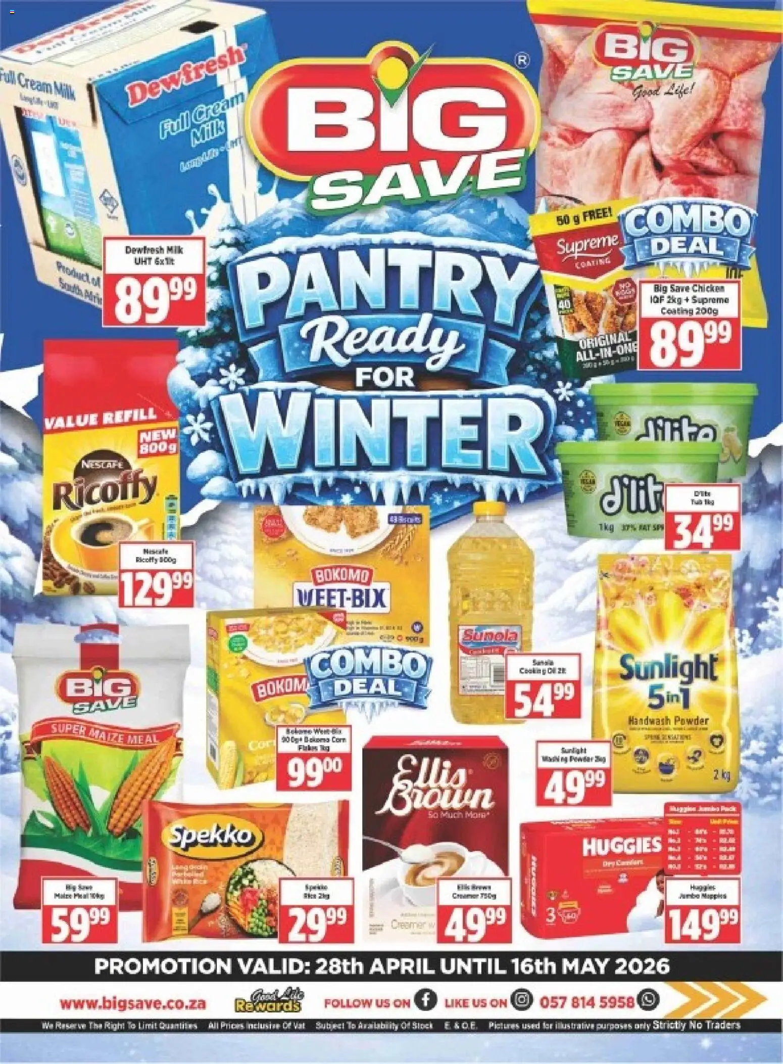 New Big Save catalogue – valid from 28.04.2026 | Page: 1 | Products: Handwash, Milk, Creamer, Powder