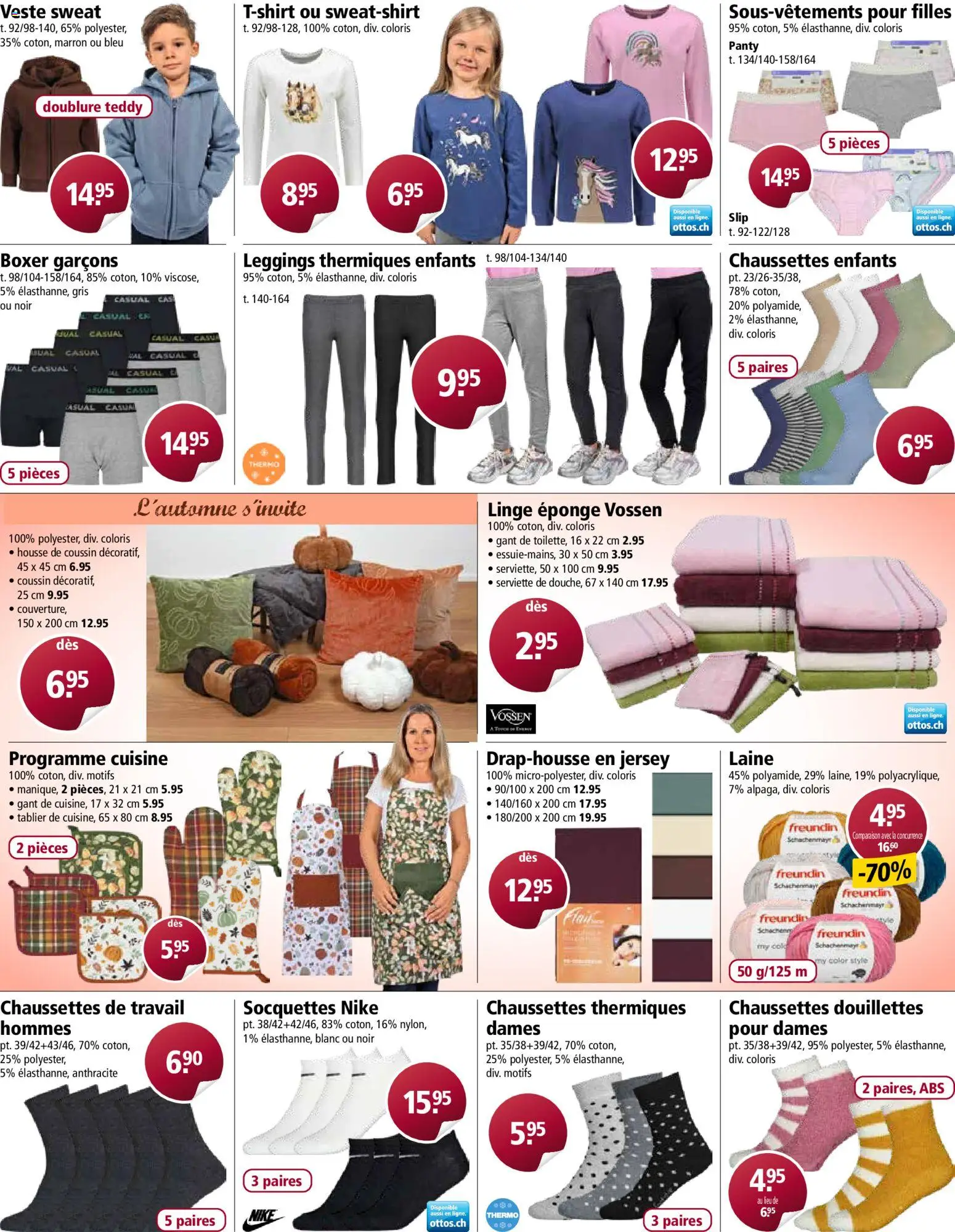 Otto's aktionen FR – gültig ab 01.09.2026 | Seite: 6 | Produkte: Leggings, Slip, Boxer, Sweatshirt