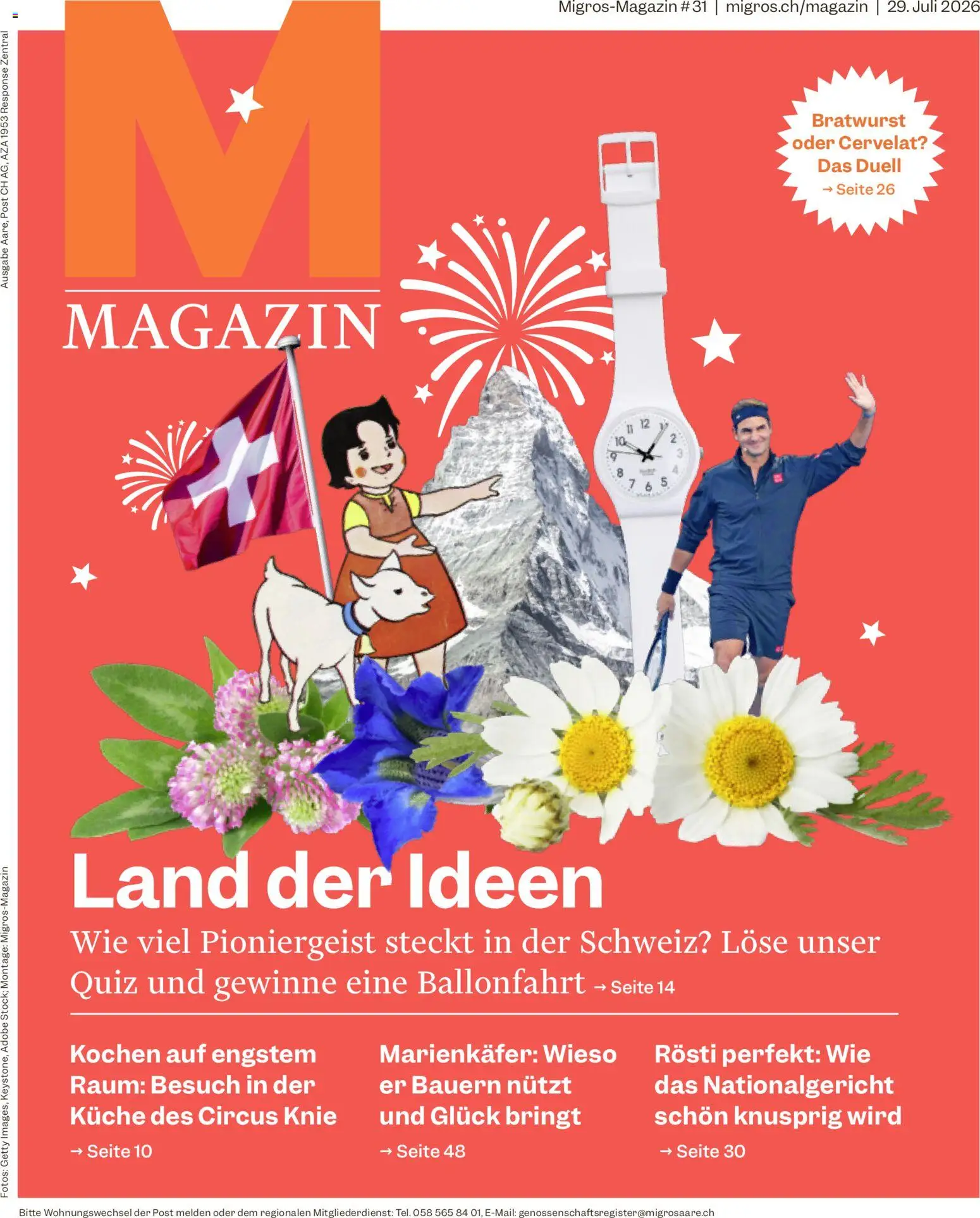 Migros aktionen Magazin – gültig ab 29.07.2026 | Seite: 1