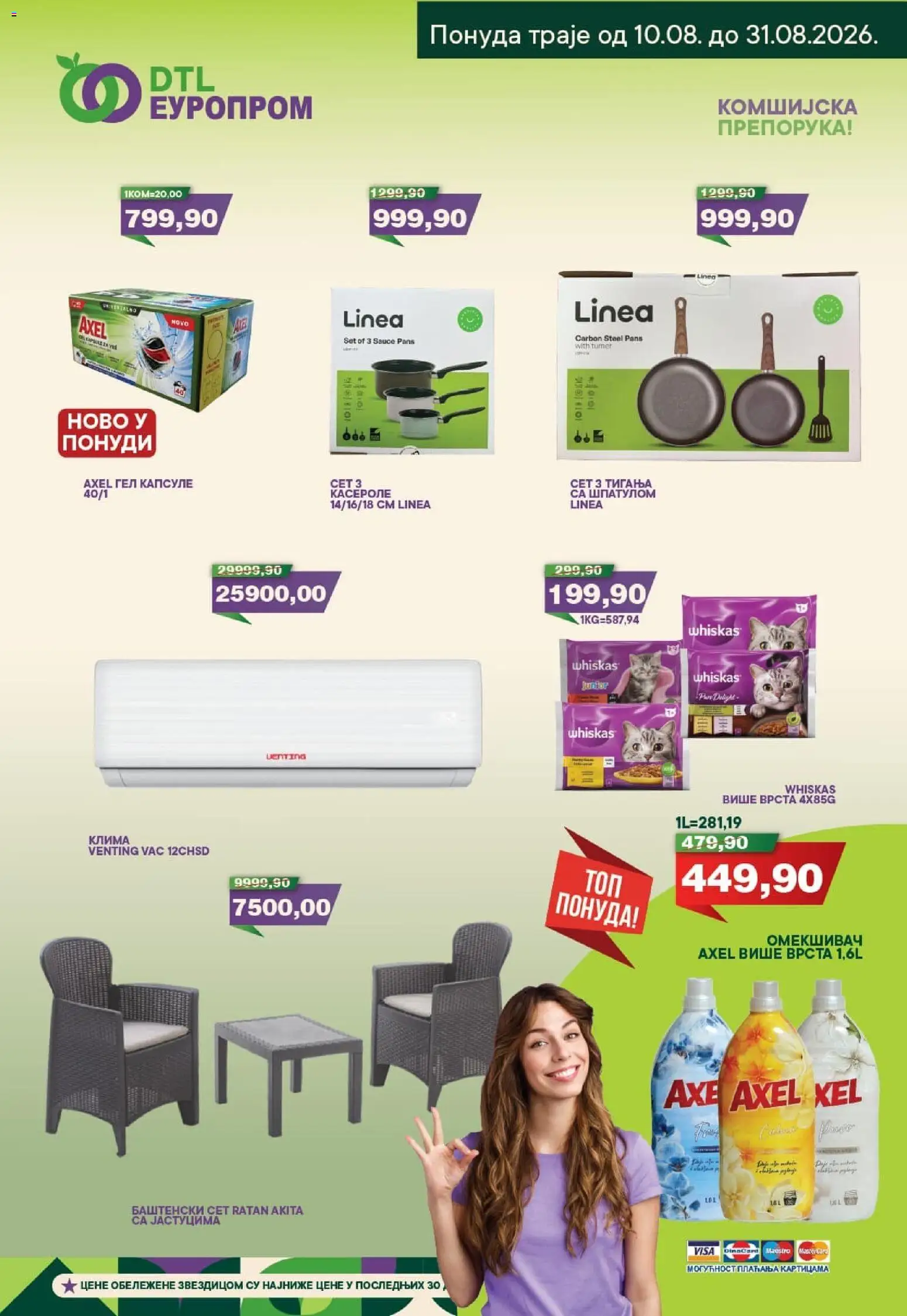Europrom katalog - važi od 10.08.2026 | Strana: 4 | Proizvode: Whiskas