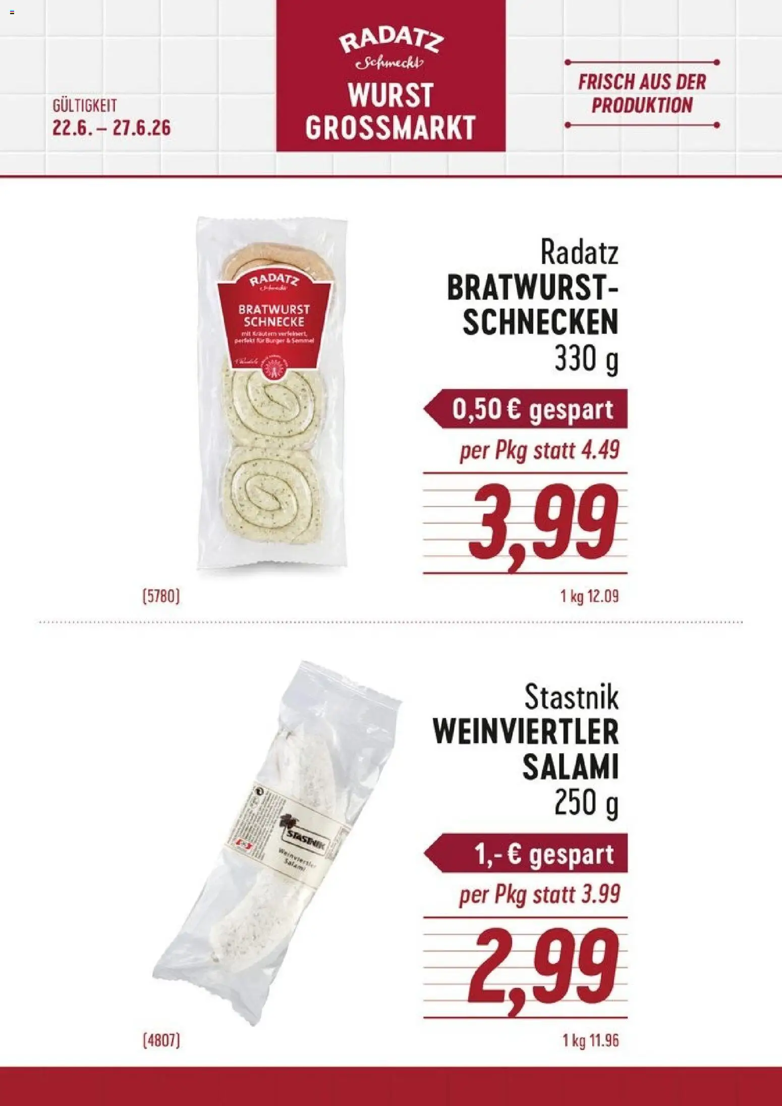 Radatz Flugblatt gültig ab 22.06.2026 | Seite: 1