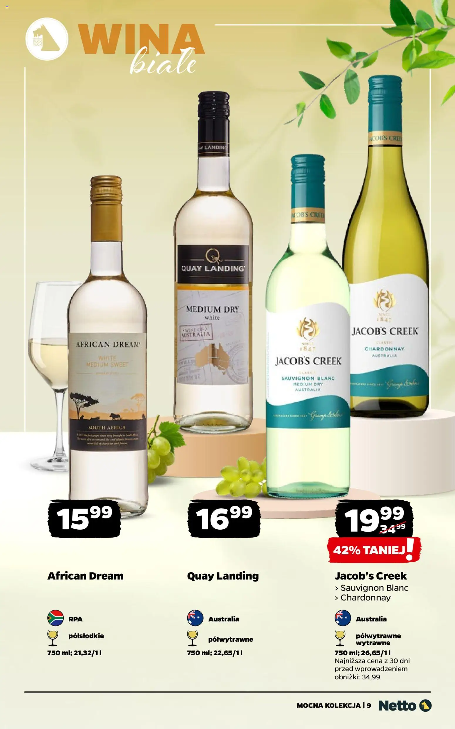 Netto gazetka - Wina od 08.06.2026 | Strona: 9 | Produkty: Chardonnay