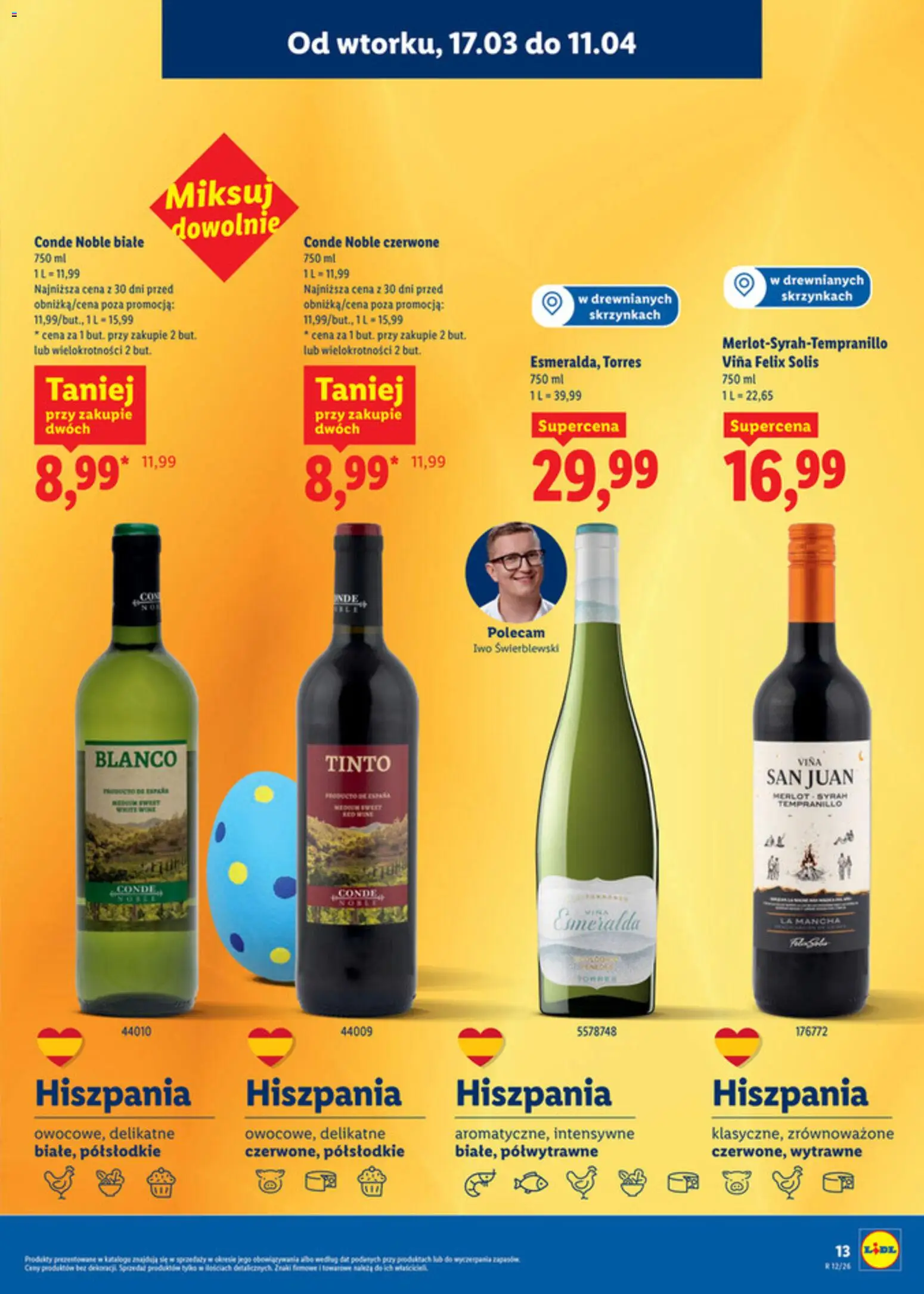 Lidl Katalog alkoholi mocnych i win od 17.03.2026 | Strona: 14 | Produkty: Merlot