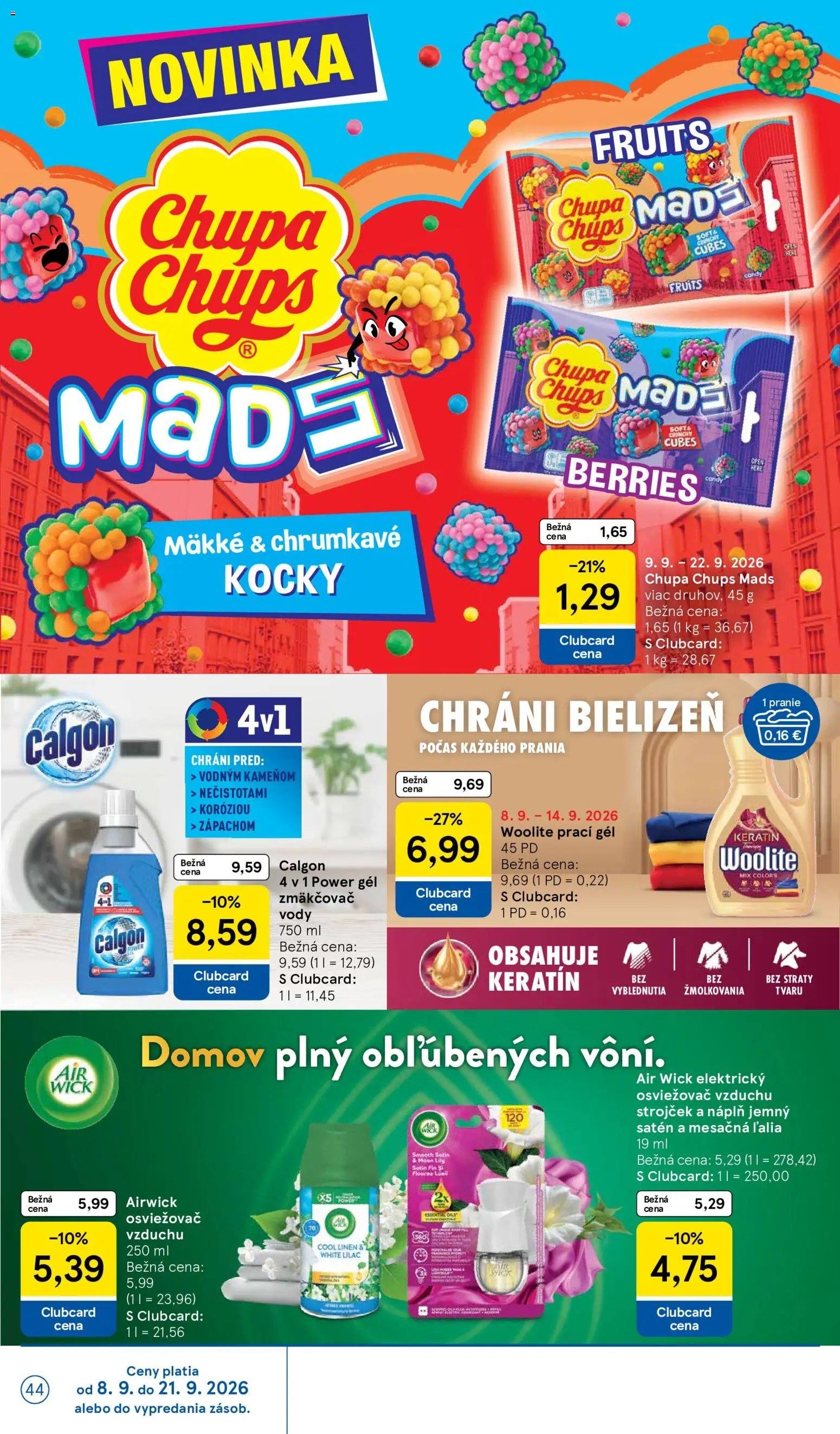 Nové Tesco akcie – leták je platný od 09.09.2026 | Strana: 44