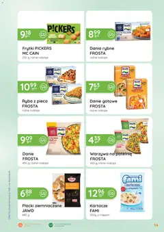 Pogląd oferty "Eurocash gazetka - Oferta Handlowa" - ważna od 04.05.2026 | Strona: 14 | Produkty: Paluszki, Paella, Nuggets, Warzywa