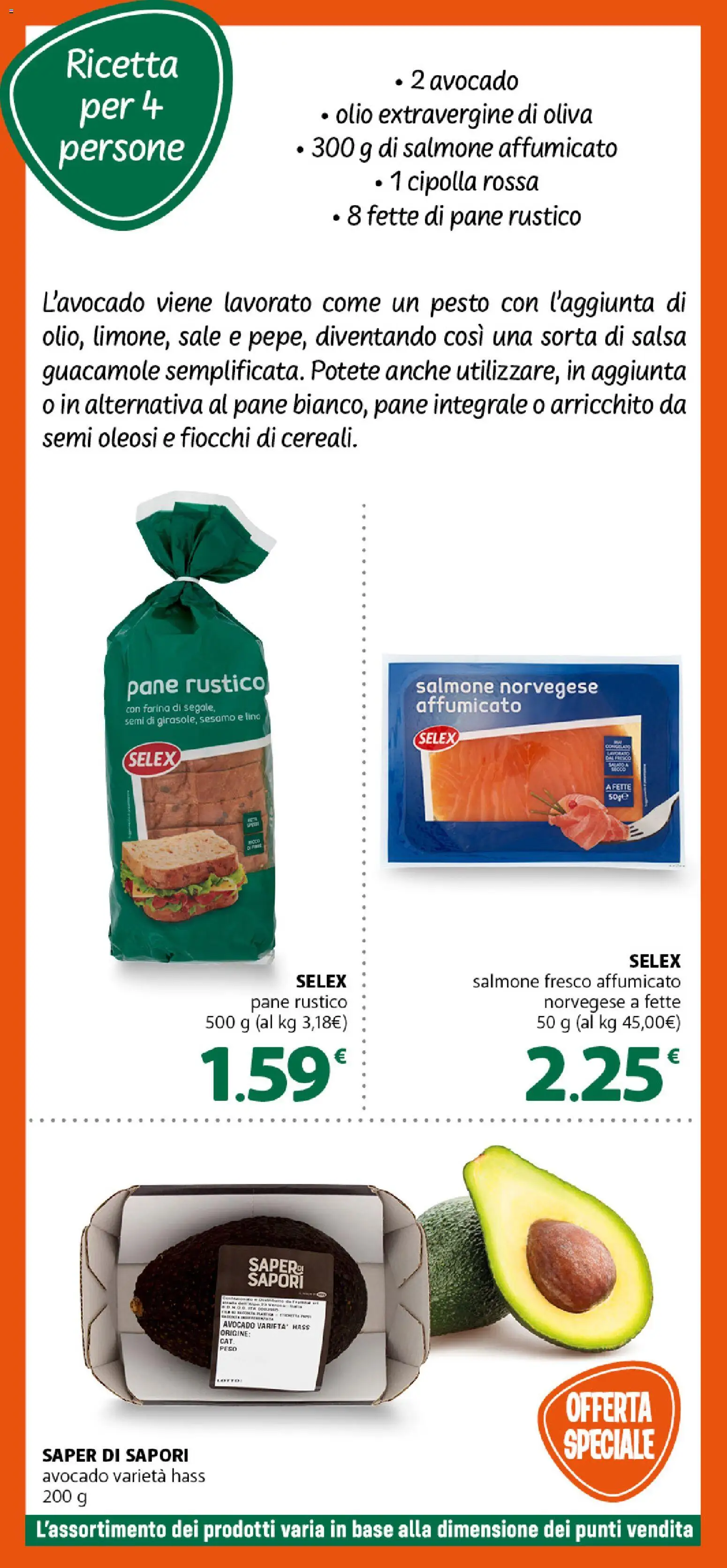 Volantino DOK del 16/10/2026 | Pagina: 5 | Prodotti: Salmone, Salsa, Olio, Guacamole