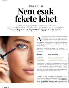 Müller Lifestyle magazin - amely érvényes a következő dátumtól: 2026.10.02. | Oldal: 16 | Termékek: Szempillaspirál, Smink, Kefe, Só