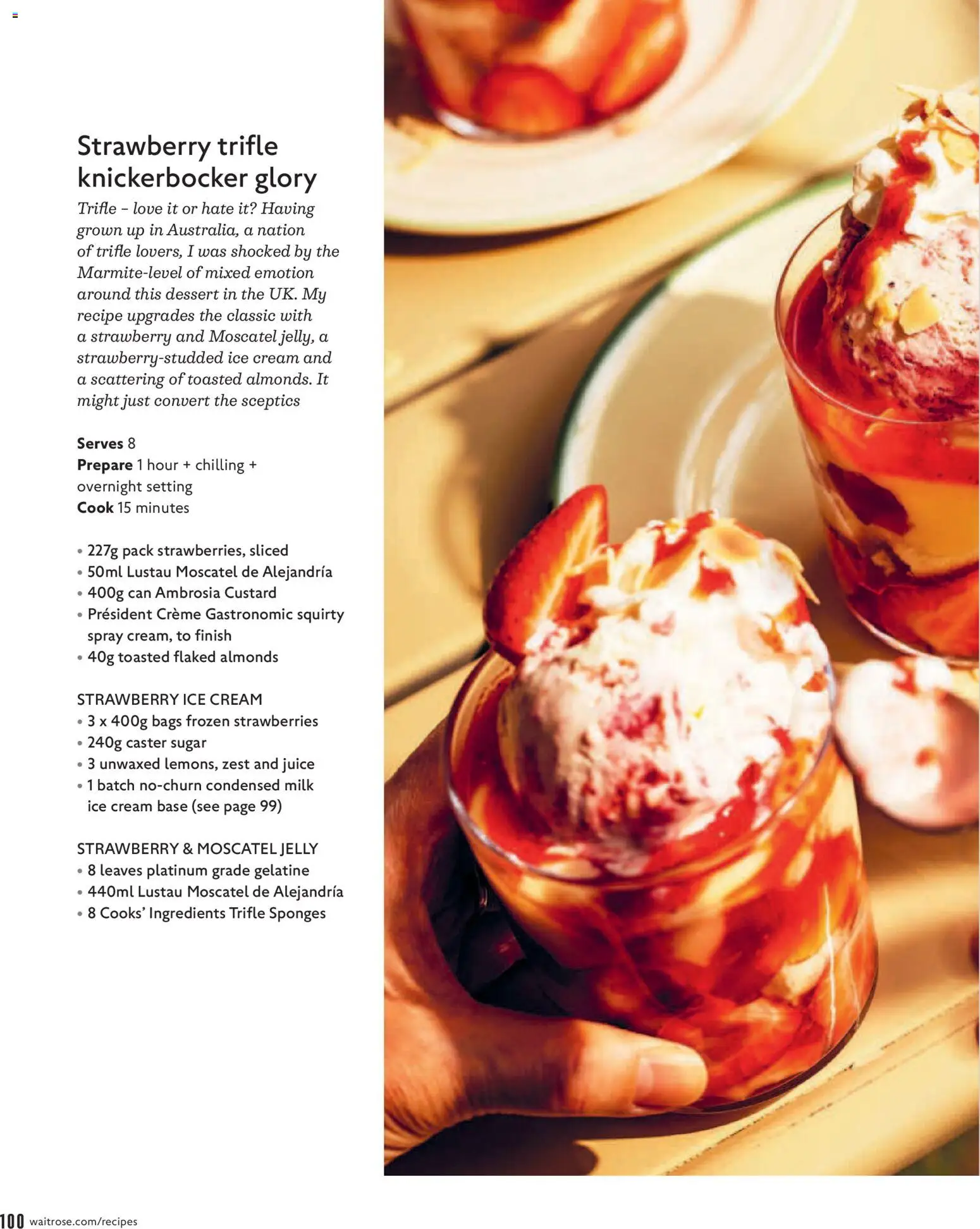 {H1} | Page: 100 | Products: Condensed milk, Ingredients, Sponges, Strawberry