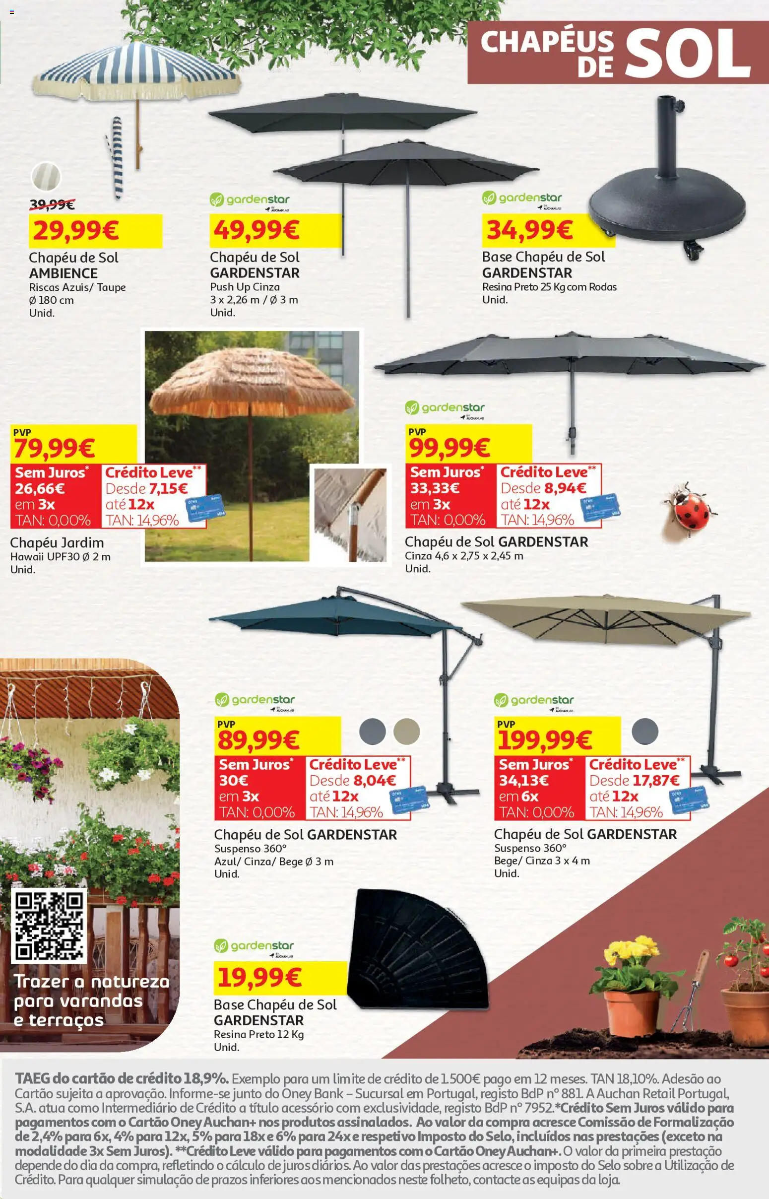 Auchan - Vida no Exterior │ válido de 06.05.2026 | Página: 3 | Produtos: Chapéu, Base