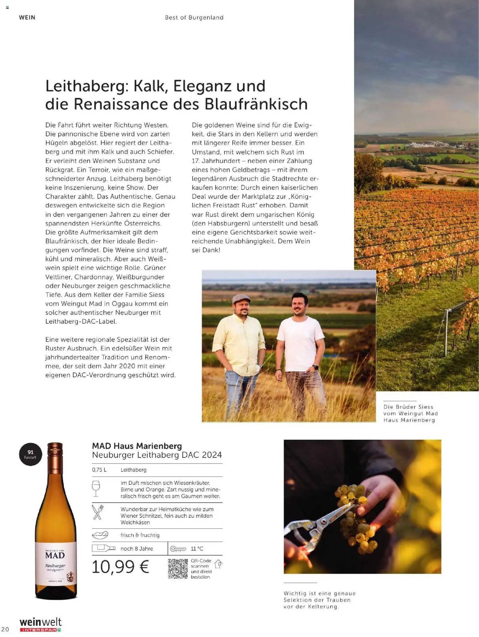 Interspar Wein Welt gültig ab 08.09.2026 | Seite: 20 | Produkte: Birne, Duft, Wein