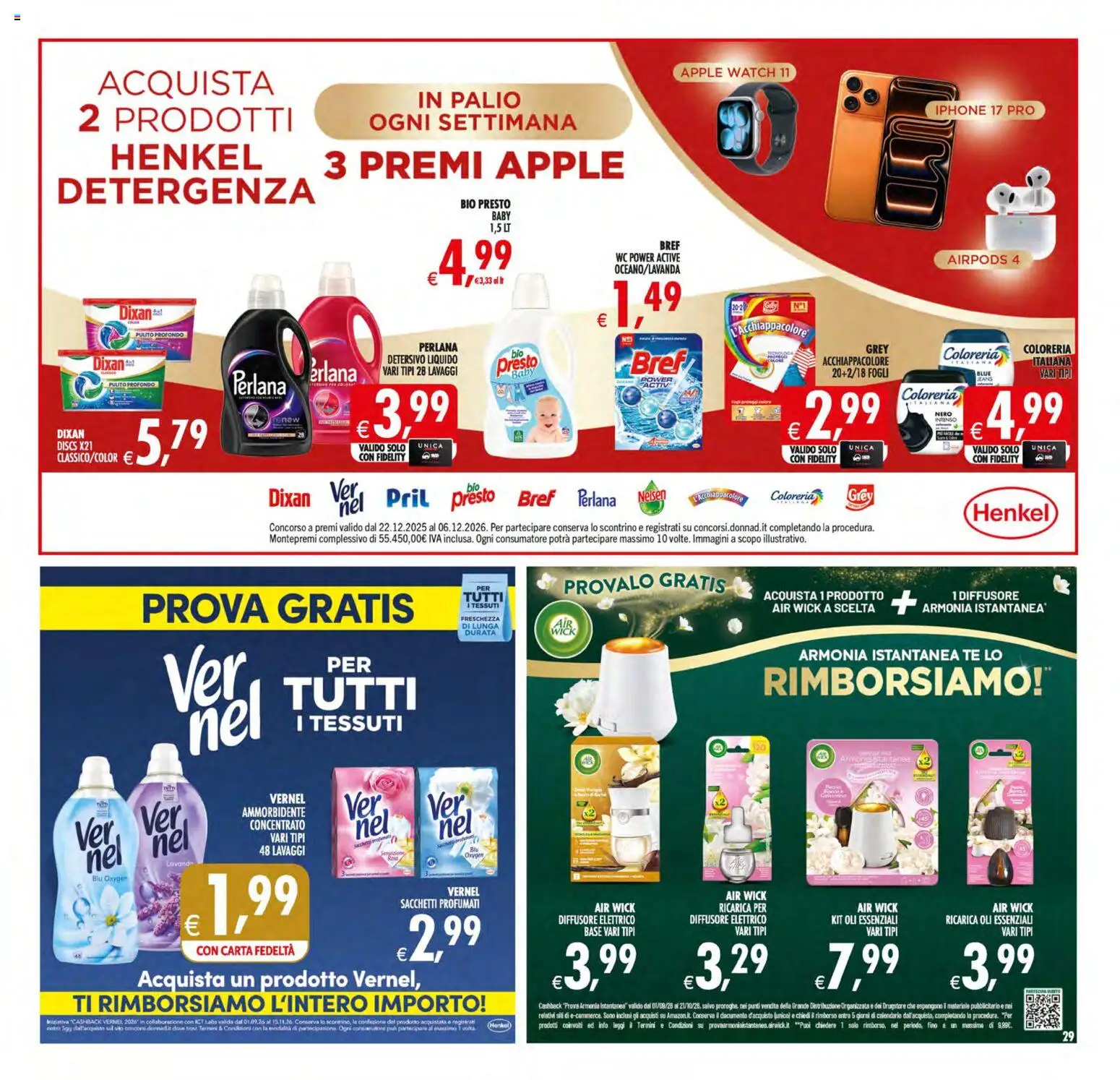 Volantino Decò del 11/09/2026 | Pagina: 32 | Prodotti: Tè, Apple Watch, Airpods, WC