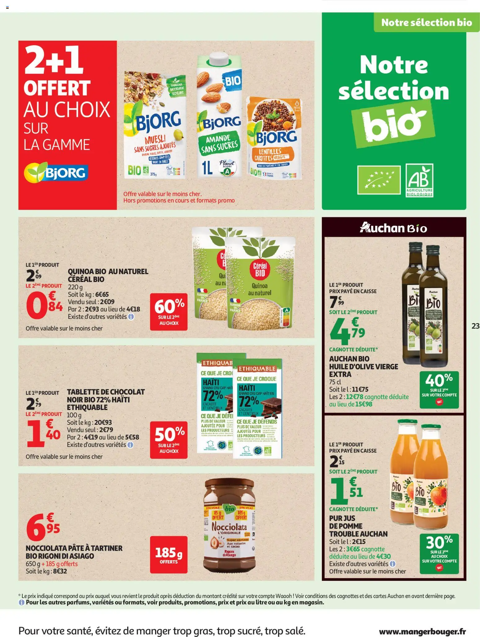 {H1} | Pagina: 23 | Producten: Muesli, Quinoa, La