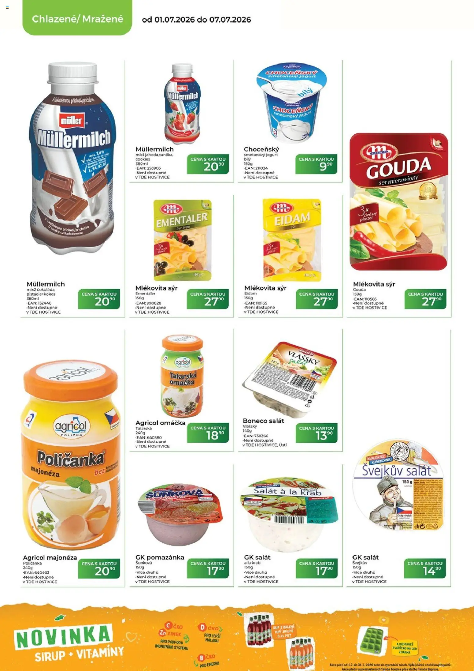 Tamda Foods leták od 01.07.2026 | Strana: 21 | Produkty: Gouda, Salát, Pomazánka, Tvořítko