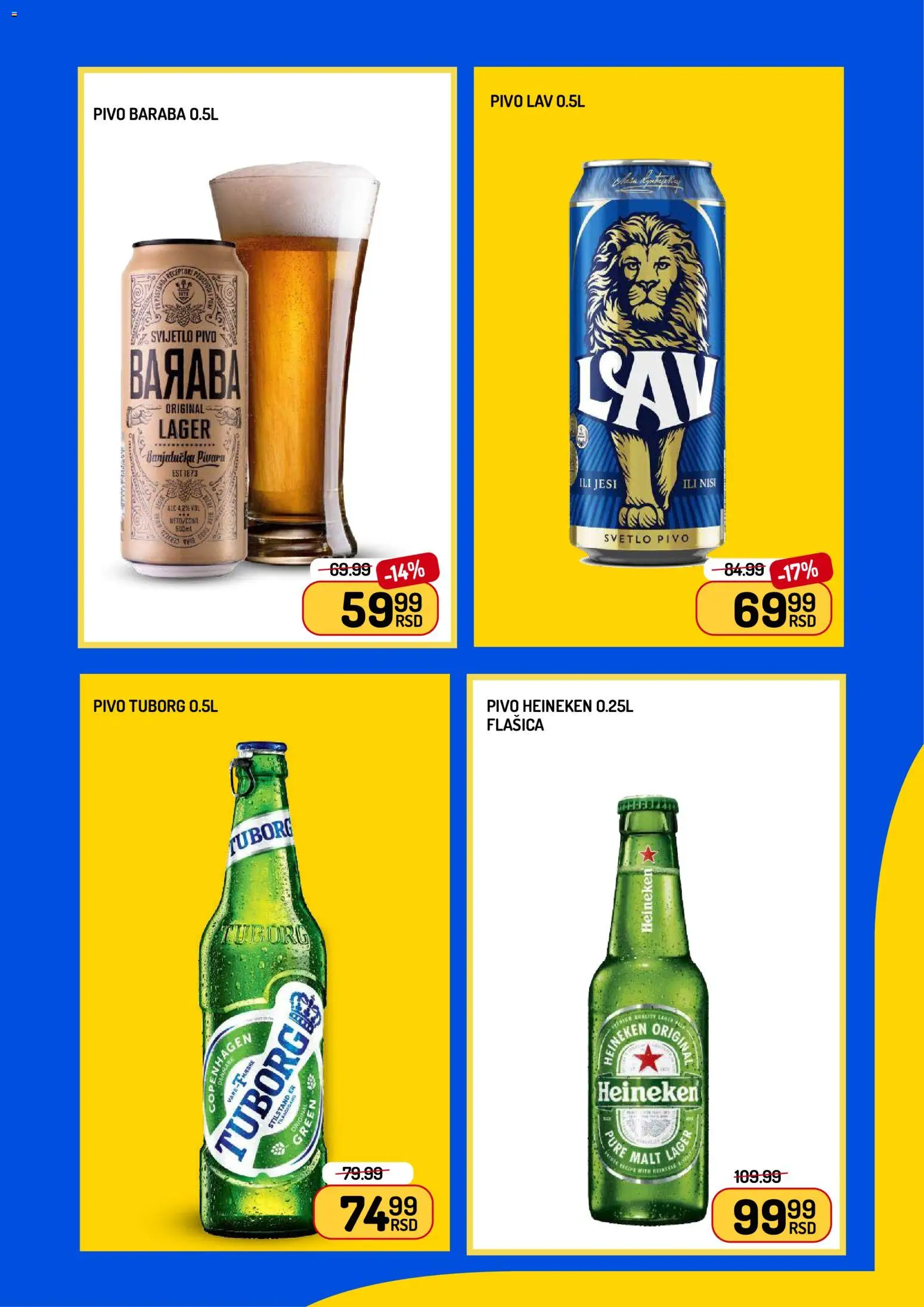 Aman katalog - važi od 22.05.2026 | Strana: 15 | Proizvode: Heineken, Tuborg, Pivo