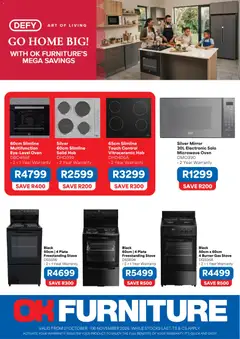 OK Furniture specials catalogue – valid from 21/10/2026