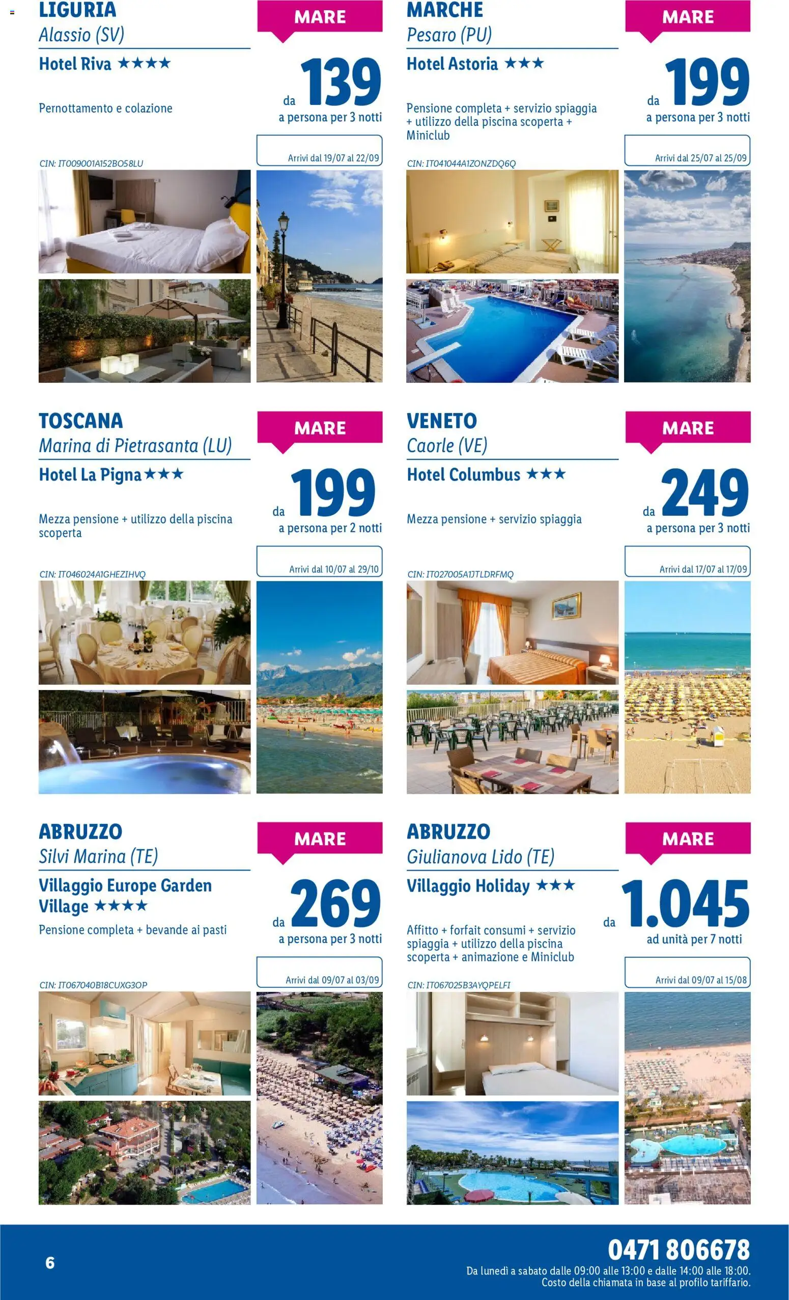 Volantino Lidl del 01/07/2026 | Pagina: 6 | Prodotti: Tè, Piscina