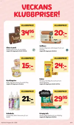 Glass 6-pack, flera sorter, jfr-pris 5,83/st - Förhandsvisning av reklamblad från butik Hemköp aktuell från 11.05.2026 | Sida: 5