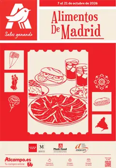 Vista previa Alcampo  Alimentos de Madrid 2026 válido desde el 07/10/2026