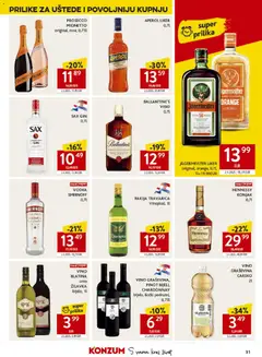 Konzum ( Deaktivovane pre Letakomat )  Katalog - Pregled kataloga iz trgovine Konzum, vrijedi od 30.09.2026 | Stranica: 31
