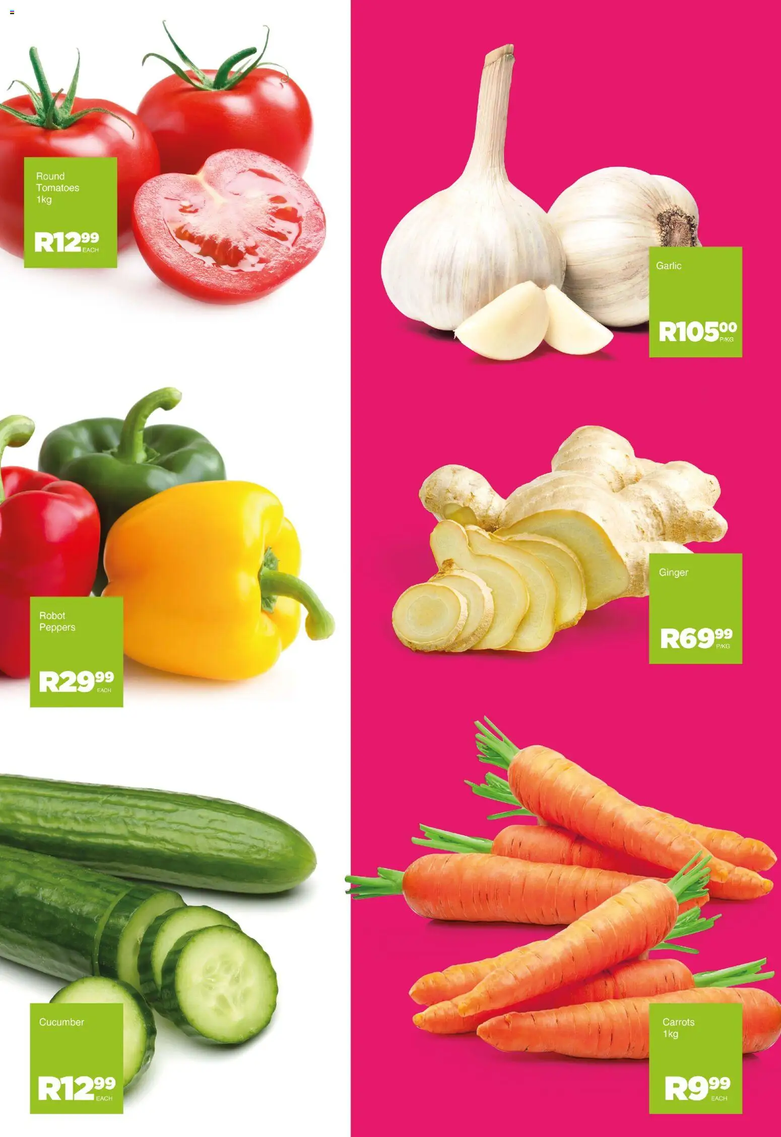New Save catalogue – valid from 29/10/2026 | Page: 3 | Products: Tomatoes, Carrots, Garlic
