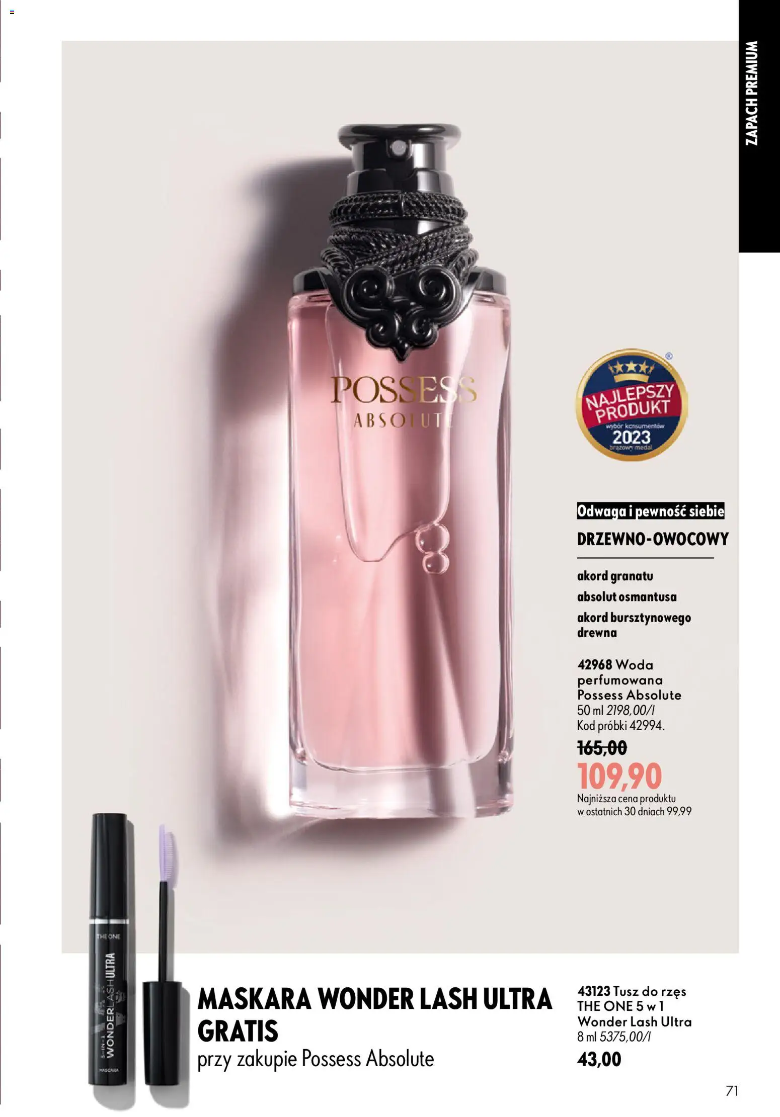 Oriflame Katalog 10 2026 od 08.07.2026 | Strona: 71 | Produkty: Maskara, Zapach, Tusz do rzęs, Woda