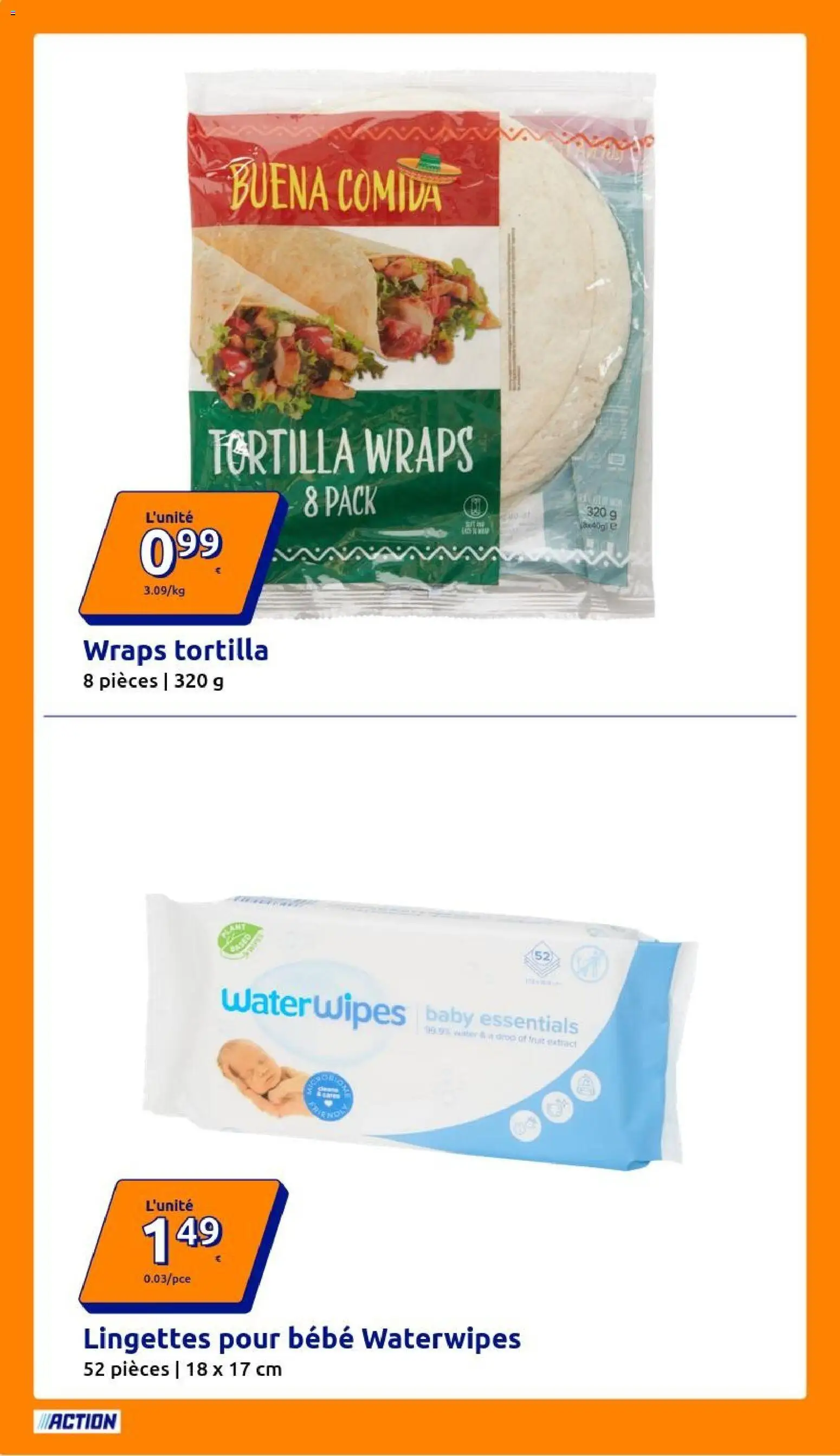 {H1} | Page: 30 | Produits: Tortilla, Tortilla Wraps, Lingettes pour bébé