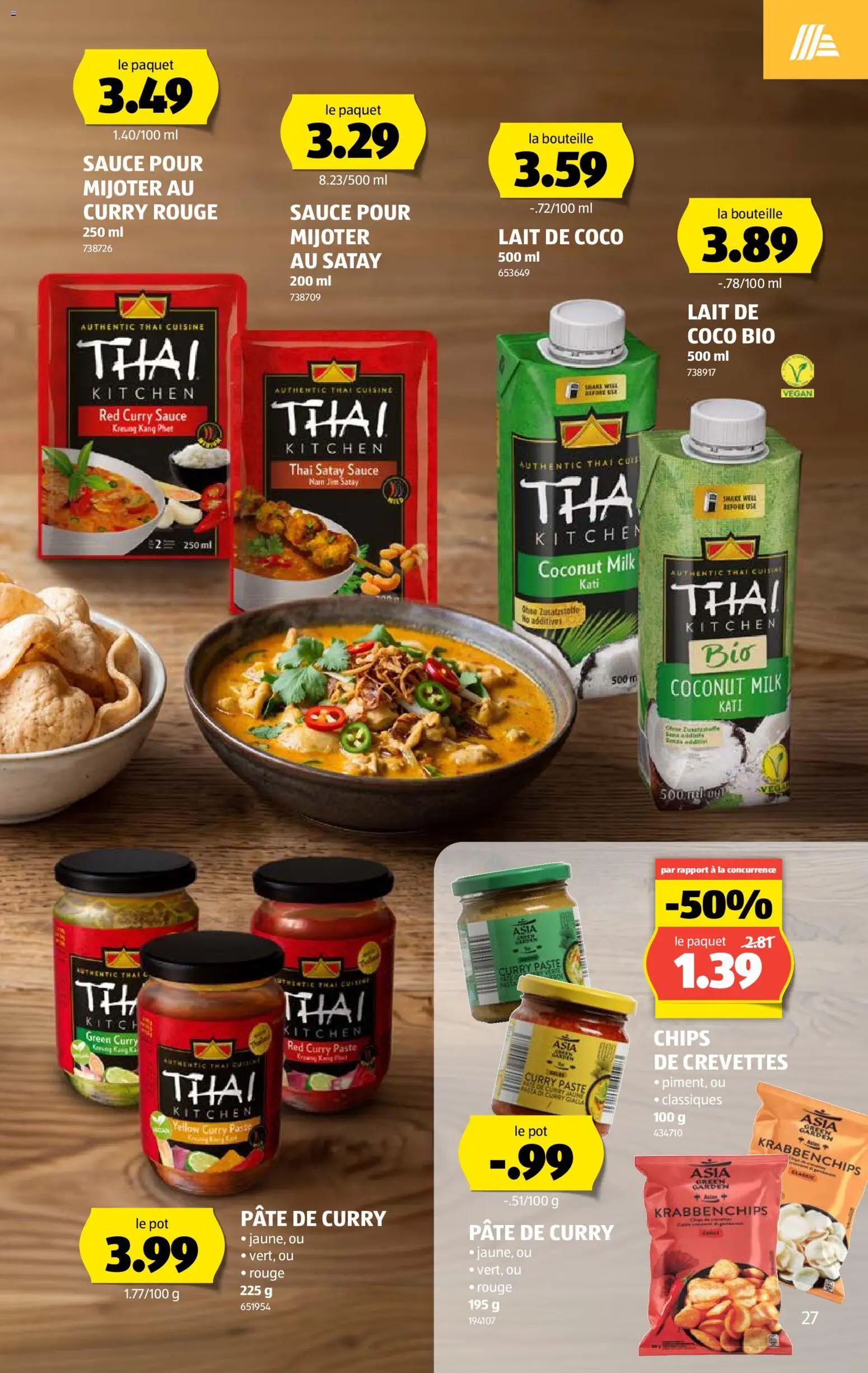 Aldi aktionen FR – gültig ab 15.10.2026 | Seite: 27 | Produkte: Rouge, Pasta, Chips