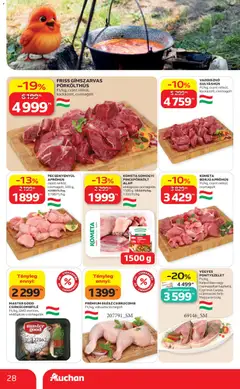 Auchan akciós újság - amely érvényes a következő dátumtól: 21.05.2026 | Oldal: 28